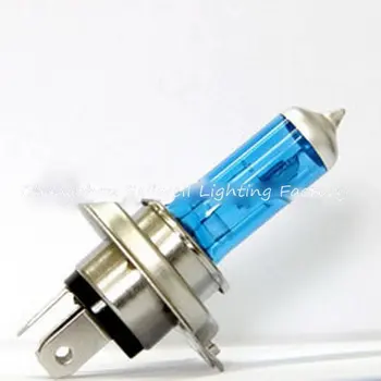 GERAS!Automatinis priekinių žibintų lemputės auto lemputė H4 12V 100/90W super white kokybės mėlyna karių qc051