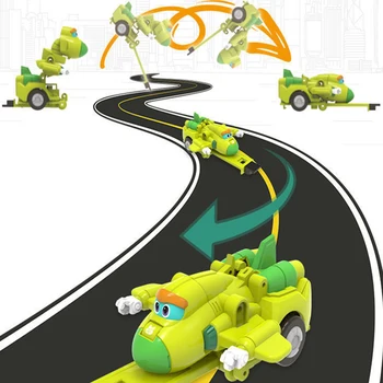 2021 Dinozaurų Šuolis Kariai Animacinių Filmų Transformacijos Robotas Šuolis Deformacijos Traukti Atgal, Automobilių Žvėris Mech Robotas Vaikai, Berniukas Ir Mergaitė, Žaislai