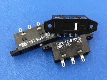 Visiškai nauja 2-greitis 3-pin maitinimo jungiklis, jungiklis su varžtu fiksuotojo butas pastumkite jungiklį perjungti 2A250V 5VNT -1lot