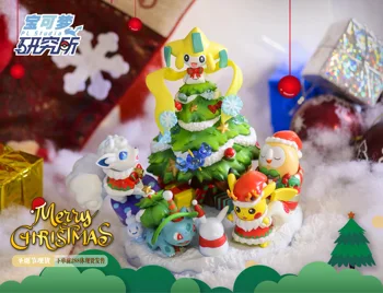 Pokemon Kalėdų Pikachu Anime Duomenys Veiksmų Modelį, Žaislai