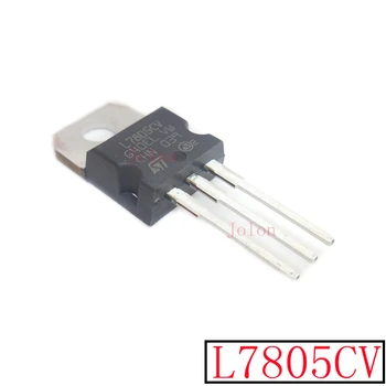 5vnt nauji originalūs L7805CV L7805 7805 in-line-220 trijų terminalo reguliatoriaus tranzistorius 5V