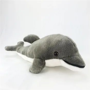 puikus aukštos kokybės pilka delfinų žaislas pliušinis minkštas delfinų lėlės dovana, apie 42cm