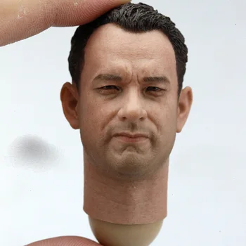 1/6 Masto Kapitonas John Miller Galvos Skulptūra WW2 Amerikos Rangers Tom Hanks Galvos Drožyba Modelis Žaislas
