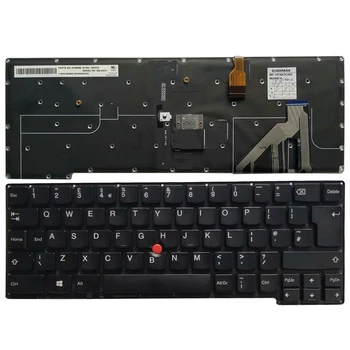 NAUJAS UK Nešiojamojo kompiuterio klaviatūra lenovo thinkpad X1C 2014 x1 anglies gen 2 tipas 20A7 20A8 su apšvietimu