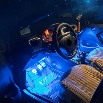 Automobilio LED RGB šviesos atmosfera juosta Interjero dizainas, dekoratyvinės šviesos juostelė Kia Sportage 2015-2017 3 Rio Ceed Cerato