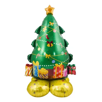 UBU Kalėdų Tema Medžio Bell Ramentas Kojinių Dizaino Sniego Festivalis Dekoruoti Folija Balionai Kalėdų Vakarėlį Dekoravimas Balionais