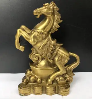 Kinija žalvario Liejinių žirgų gerovės amatų statula