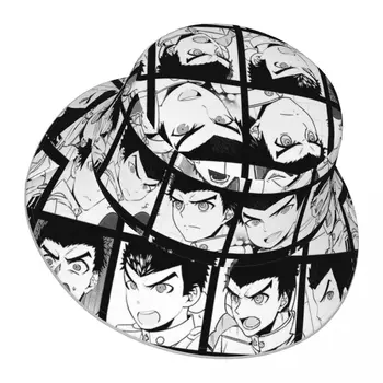 Danganronpa,Ishimaru Manga Kolekcija, atspindinti Kibiro Kepurę Vyrai Moterys Kibiro Kepurę Lauko apsaugos nuo Saulės, Paplūdimio Skrybėlę Žvejybos Bžūp