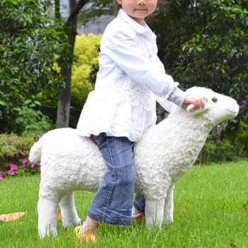 Fancytrader Jojimo Gyvūnų, Avių, Kiaulių Pliušinis Žaislas Vadovautis Anime Ožkos Vaikams, Lėlės Gali Apkrova 50kg ant Nugaros