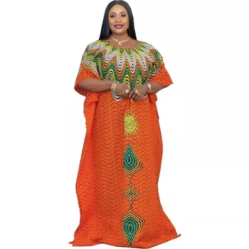 Afrikos Suknelės Moterims Vetement Femme 2022 Dashiki Siuvinėjimo Spausdinti Boubou Skraiste Afrikinio Femme Abaja Dubajus Ilgai Kaftan Suknelė