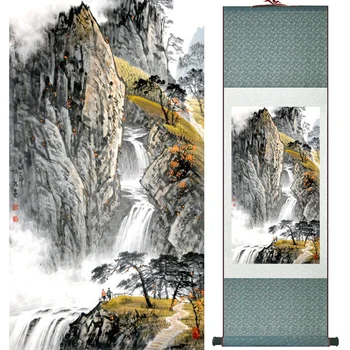 Kalnų ir Upių dažymo, Namų Biuro Apdailos Kinijos pažymėkite tapybos kraštovaizdžio meno tapybos LTW17111005