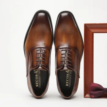 Nauja Japonų 2021 klasikinis oficialių verslo odiniai batai vyriški džentelmenas jaunimo vestuvių paprasta vienas batai, vyriški odiniai batai
