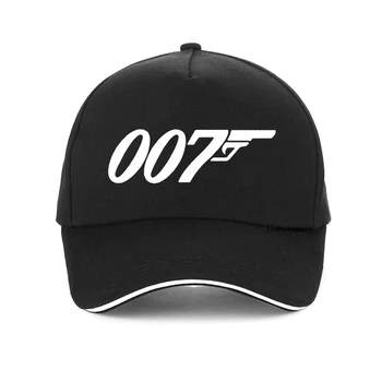 klasikinis filmas, James Bond 007 Spausdinti Beisbolo kepuraitę Juokinga Dizaino Vyrai Moterys Vasaros skrybėlę Reguliuojamas Snapback skrybėlę Tėtis kepurės gorras