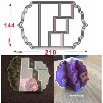 3D Essentials Rėmo Metalo pjovimo miršta cut mirti pelėsių kortelės užrašų knygelė popieriaus amatų peilis formos ašmenys punch trafaretai