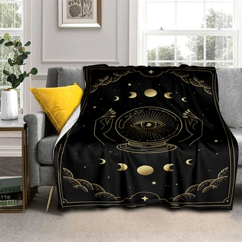 Paslaptingas dangaus antklode Sofa Travel namų antklodės lovos Buitinės ir biuro šiltas Juodojo aukso antklodė užsakymą antklodė
