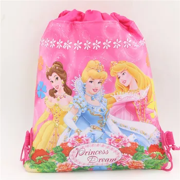 animacinių filmų princesė neaustinių raišteliu kuprinė vaikų mergaičių mokyklą kelionės pikniko krepšiai gimtadienio dovanos įvykis šalies prekių