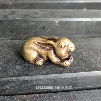 Išskirtinį Imitacija Kieto Žalvario Mini Rabbit Ornamentu