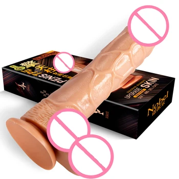 Tikroviškas Dildo su siurbtuko Dildo Analinis Didelis Varpos Moterų Sekso Žaislai Moterų Masturbator Suaugusiųjų Sekso Produkto Žaislai Suaugusiesiems