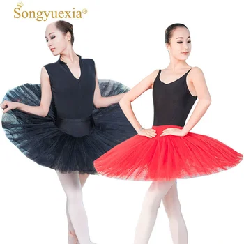 Moterų Baleto Šokių Suknelė 2017 Naujų Suaugusiųjų Tutu Šokių Sijonas Gulbių Šokio Dėvėti Juoda Balta Raudona