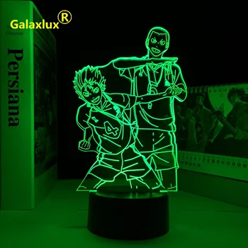 Anime 3D Lempos Haikyuu Nuotolinio LED Šviesos Vaikams, Miegamojo Puošimas Naktį Šviesos Vaiko Gimtadienio Dovana Manga Įtaisą Haikyuu Lempos