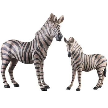 Retro Zebra Miniatiūriniai Modelis Dekoravimas Ornamentais Kambarį Darbastalio Apdaila, Baldai, Namų Dekoro Amatų Gyvūnų Statula