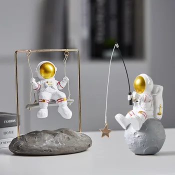 Modernaus Stiliaus Astronautas Statulos Kūrybos Skulptūros Miniatiūrinės Figūrėlės Amatų Biuro, Namų Dekoravimo Reikmenys Kalėdų Dovana