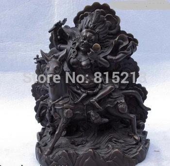 bi0011842 Tibeto Fane Vario ir Bronzos Važinėti arklių PAL-DAN LHA-Ma Setrap Chen Budos Statula