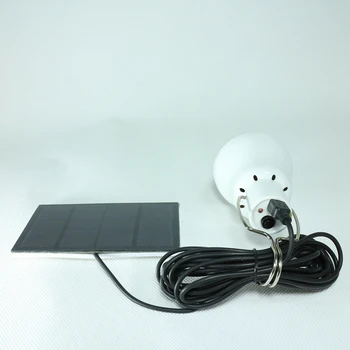LED Saulės Energijos Lempos 110lm USB Panel Galingumo Lemputės, Rankinės Nuimamas Žibintas su laikikliu Namų, Lauko, Sodo Kempingas
