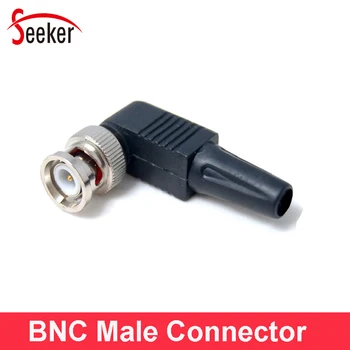 Nemokamas Pristatymas 50pcs /daug Saugumo Priedai CCTV BNC Jungtis Male Plug Pin RG59 Tiesiai Galva BNC Adapteris, skirtas VAIZDO Kameroms