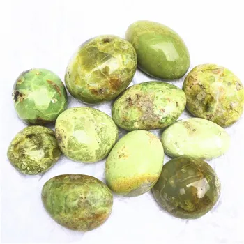Natūralaus green opal palmių kristalų gijimas akmens apdaila