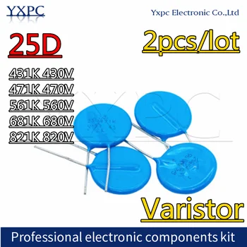 2vnt Varistor 25D431K 430V 25D471K 470V 25D561K 560V 25D681K 680V 25D821K 820V Piezoresistor