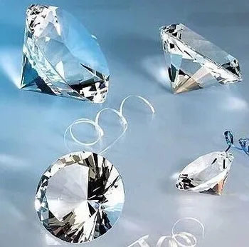 40pcs/daug,30mm akmens aiškus spalvos stiklo diamond mažų krištolo ir deimantų vestuvių stalo dekoracija,renginio ar vakarėlio puošmena