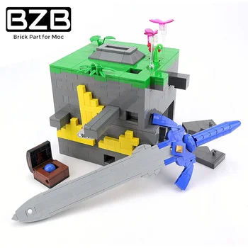 BZB SS Garsus Meistras Kardas Iššifravimas Puzzle Žaidimas Box Kūrybos aukštųjų technologijų Kūrimo Bloką Modelio Vaikų Žaislai 