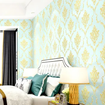Europos prabangus miegamasis namų neaustinių ekrano užsklanda high-end grožio salonas atmosferą 3d stereo kambarį fono sienos wallpape