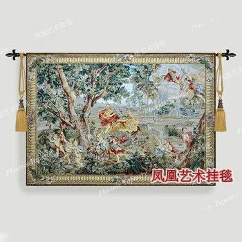 Klasikinės Europos Išskirtinį gobelenas sienų apmušalai Imperial garden 100*140cm Namų dekoracijos, tekstilės gaminiai H282