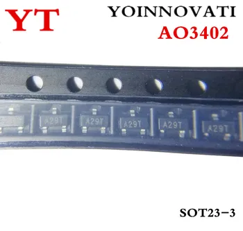 3000pcs/daug AO3402 A29T SOT-23 IC Geriausios kokybės