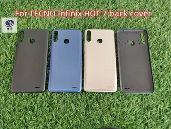 10vnt už TECNO Infinix Karšto 7 naujas galinis baterijos byla durų baterijos dangtelio pakeitimas 10vnt telefono dėklas