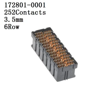 MOLEX-Conector 172801-0001 Jungtis, Antraštė, 3.5 mm, 6 Eilės, 252 Kontaktai Adata 1 vieta unids/lote