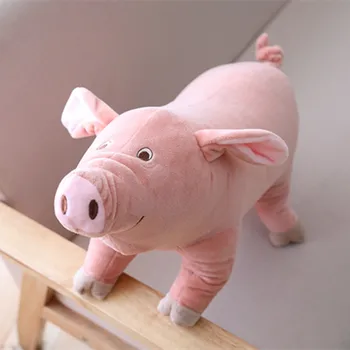Dorimytrader Mielas Minkštas Modeliavimas Gyvūnų Kiaulių Pliušinis Žaislas Didelis Įdaryti Animacinių filmų Piggy Lėlės Pagalvė Kūdikiui Dovanų Dekoravimas 24inch 60cm