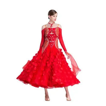 B-18425 Šokių Suknelės Suaugusiems Nuo Konkurencijos Profesionalus Sportinių Šokių Kostiumai, Moterų Šiuolaikinės Valsas Tango Šokių Suknelė