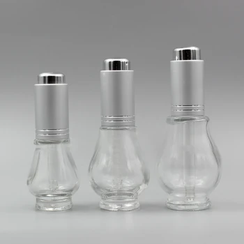 Tuščias 20ml eterinio aliejaus stiklo butelis su spauda užkratas viršuje daugkartiniai buteliai