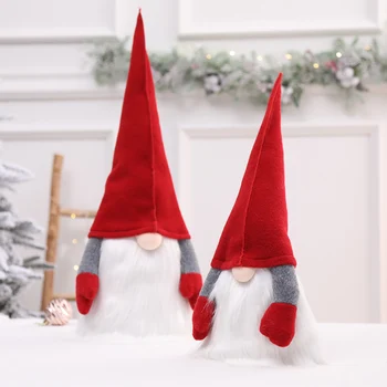 Gnome Kalėdų Beveidis Lėlės Linksmų Kalėdų Dekoracijas namams Kalėdų Eglutės Ornamentu Navidad Gimdymo Naujųjų Metų 2023