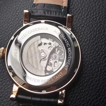 Vyro Verslo Laikrodžiai Automatinė Vyrų Mechaninis Laikrodis atsparus Vandeniui Specialūs Laikrodžiai Ponai Laikrodis Firminių Šveicarijos Dizaino