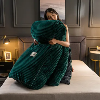 LISM Flanelė vilnos antklode padengti Magija vilnos antklodės, padengti juostele patalynės Kietas šiltas šalikas padengti Aksomo lova padengti antklodė