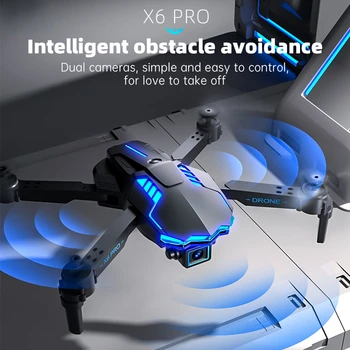 Drone 4K HD aerofotografija Optinio Srauto Nustatymo Dual Camera, iš Trijų Pusių Kliūčių Vengimo Fiksuotas Aukštis) Nuotolinio Valdymo