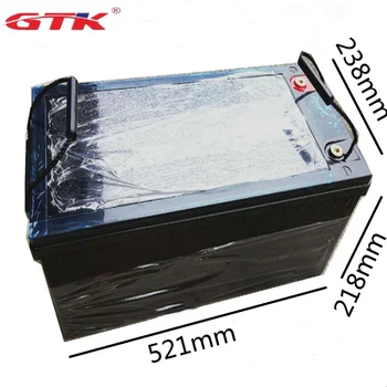 GTK aukštos kokybės 24v 100ah/150Ah Lifepo4 baterija su BMS ir Saulės energijos Baterija RV EV ir golfo automobiliui + 10A įkroviklis