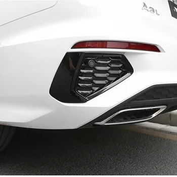 2VNT ABS Ryškiai Juodas Galinis Bamperis Sportinis Oro Apdailos Gabalai, Automobilių Reikmenys Audi A3 8Y 2020 2021 Sedanas/Hečbekas
