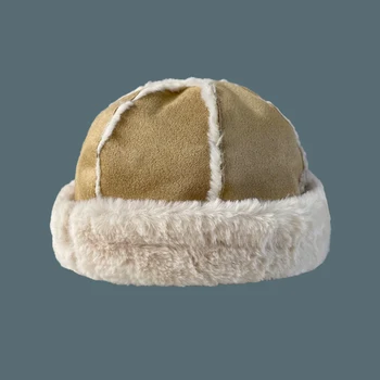 Žiemos Vilnos Storesnis, Šiltas Savininkas Skrybėlę Vyrų Ir Moterų Derliaus Kepuraitė Variklio Dangčio