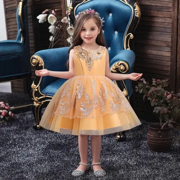 Suknelė Mergaitėms Vestuvės Suknelės Vaikams Kalėdų Princesė Suknelė Vaikų Mergaičių, Kūdikių Drabužiai Mergaitėms Gėlių Nėrinių Naujas 2021