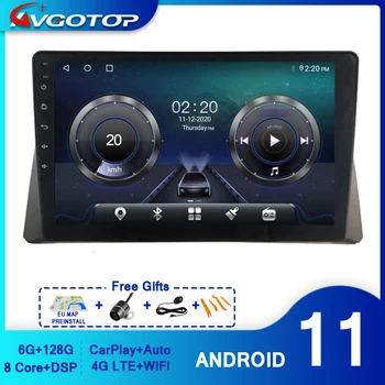 AVGOTOP Android 11 Automobilių Radijo Honda ACCORD 8 Carplay Navigacija, WiFi, GPS Transporto Daugiaformačių